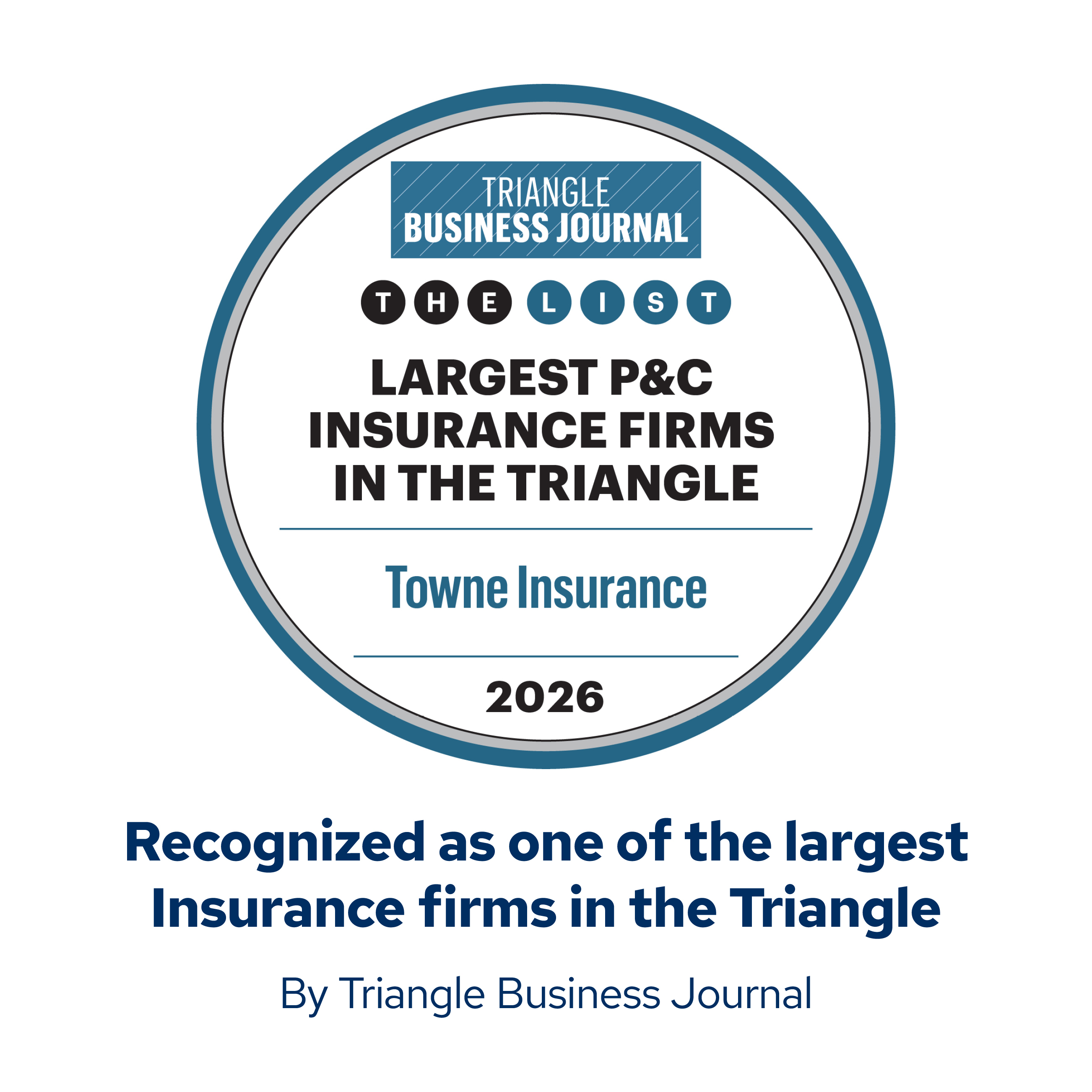 2026 Triangle Business Journal Ranking