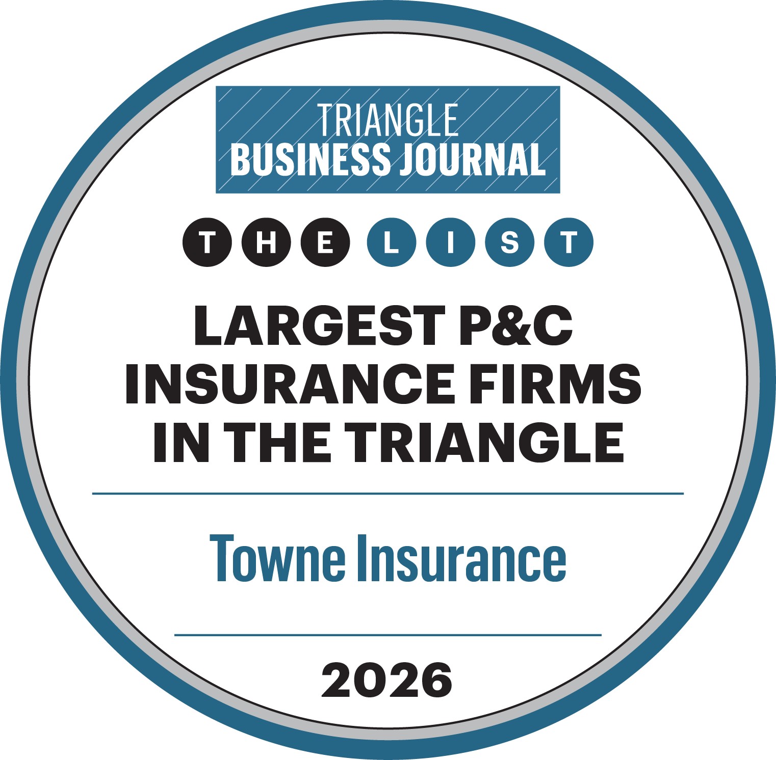 2026 TBJ Largest P&C Insurance Firms in the Triangle