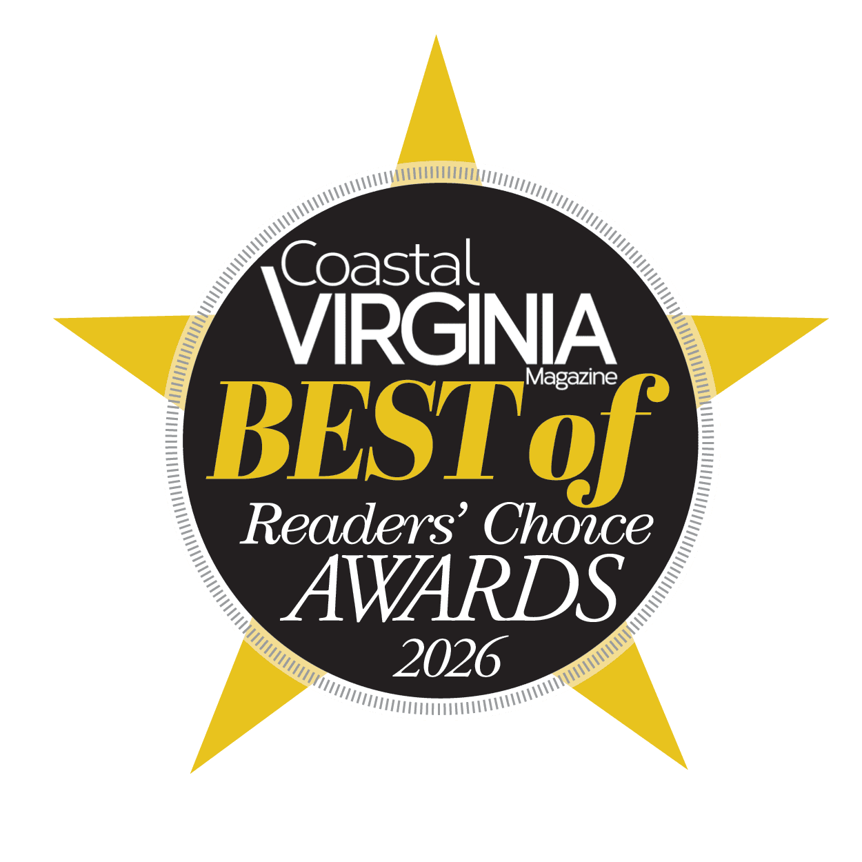2026 Coastal Virginia Best Of Award